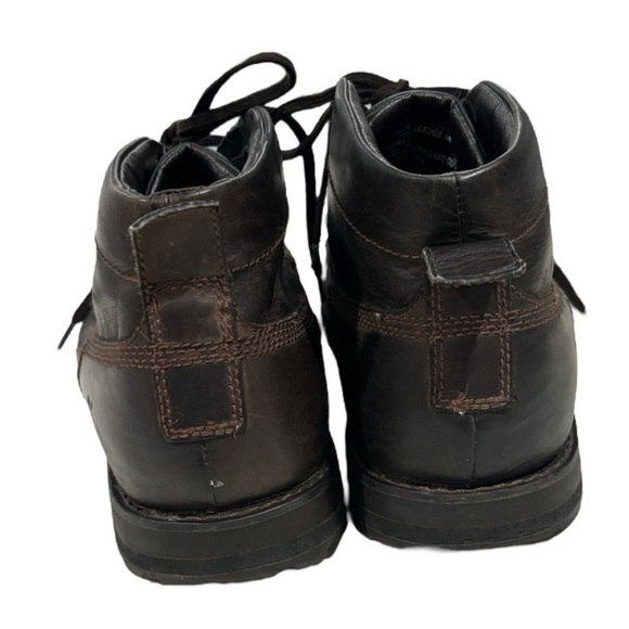 Timberland Men's 54568 Baluster Chukka Boots in Dark Brown Leather Size 9.5 - Picture 4 of 9